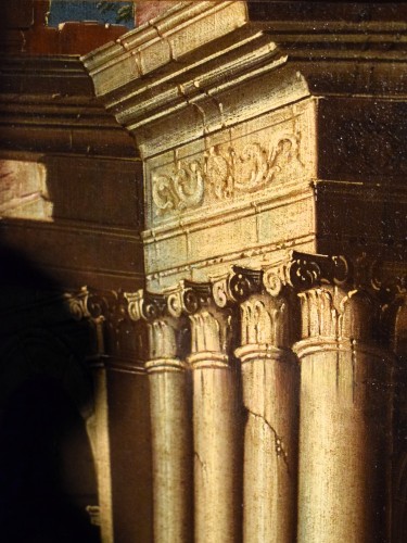 Antiquités - Architectural Capriccio - Gennaro Greco (1663-1714)